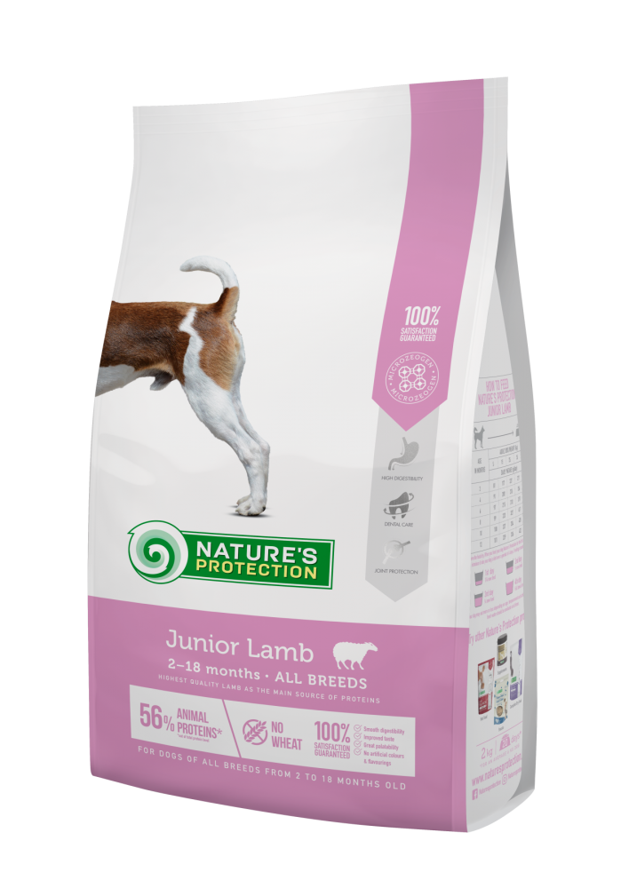 

Сухой корм для щенков всех пород с ягненком Nature's Protection Junior Lamb All Breeds 7.5кг (NPS45747)