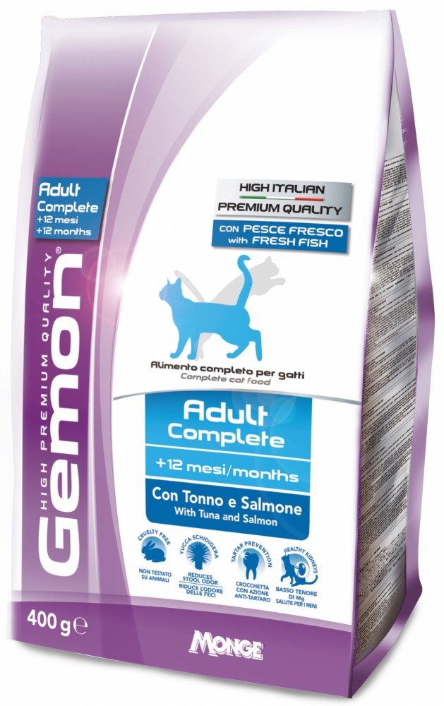 

Корм Gemon Cat Adult Complete тунец с лососем 20 кг (70310000)