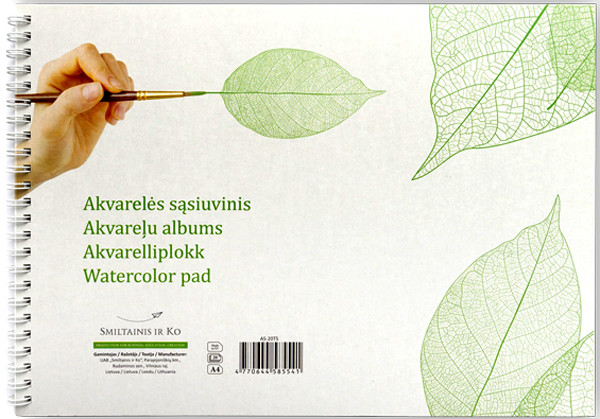 

Альбом для рисования A4 Smiltainis 200г/м2 20л на спирали (4770644585541)