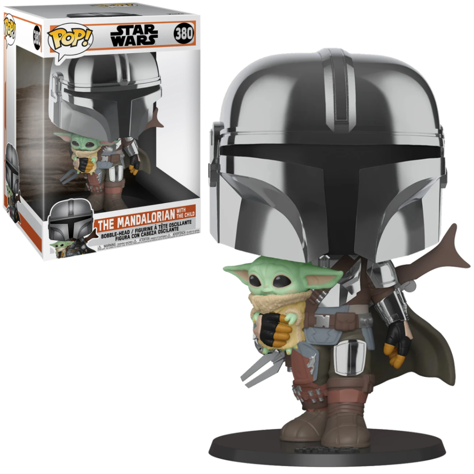 

Фигурка Фанко 26 см Мандалорец с Дитя Грогу №380 Star Wars Mandalorian with The Child Funko 49931