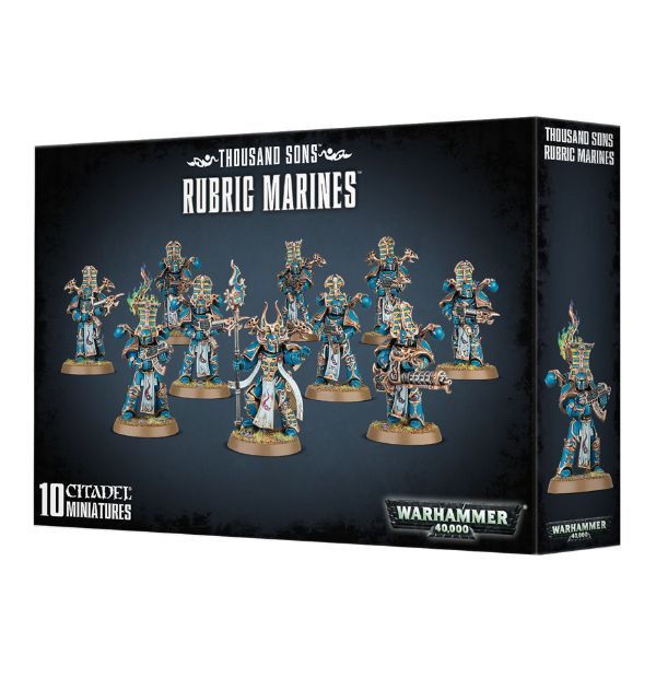 

Настольная игра Games Workshop Вархаммер 40000 Десантники Рубрики из Легиона Тысячи Сынов (Warhammer 40000 Easy to Build: Thousand Sons Rubric Marines)