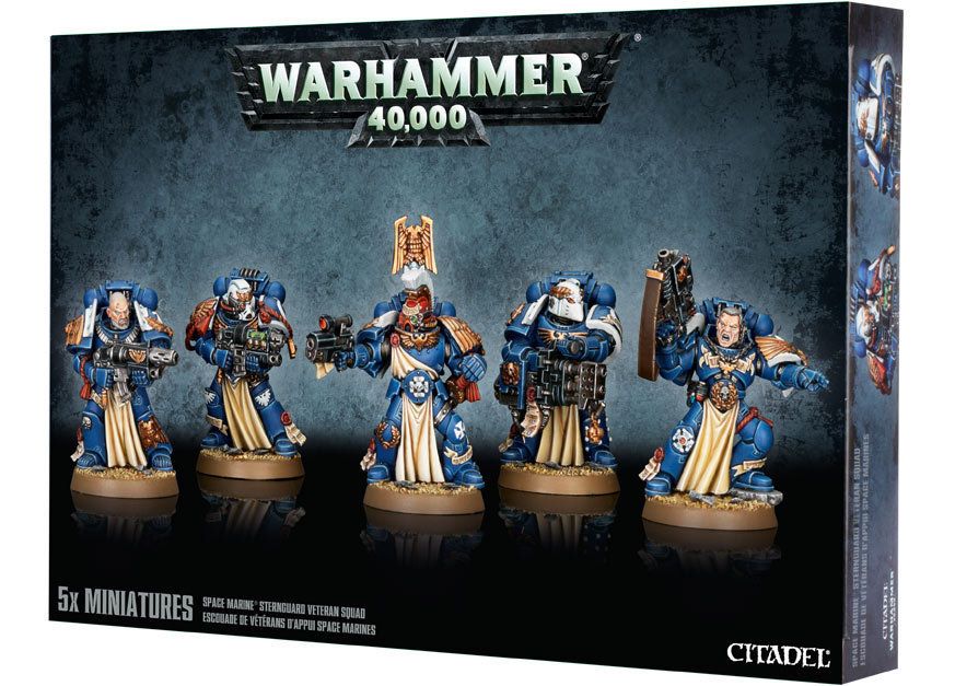 

Настольная игра Games Workshop Вархаммер 40000 Отделение Ветеранов Арьергарда Космодесанта (Warhammer 40000: Space Marine Sternguard Veteran Squad )