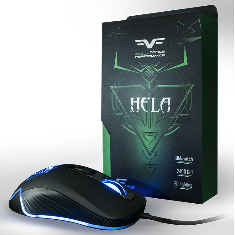 

Игровая мышь Frime Hela Black, USB (FMC1840)