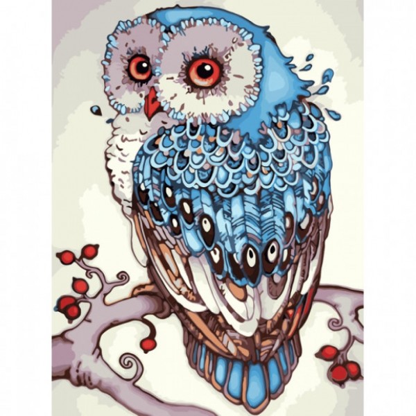 

Картина по номерам "Сова" Идейка набор для творчества картина по номерам 30х40 см
