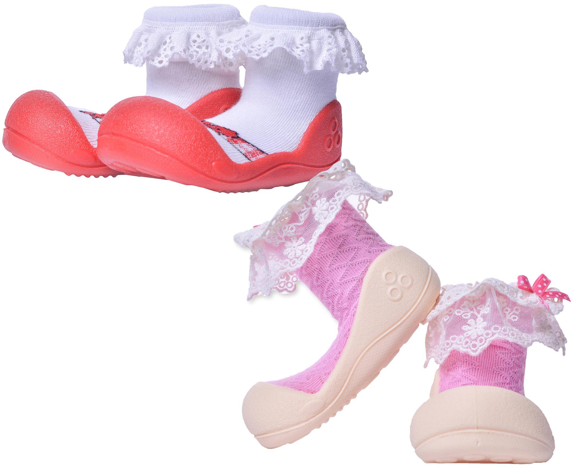 

Набор обуви для малышей Attipas Ballet Red + Lady Pink 12,6-13,5 см 22,5