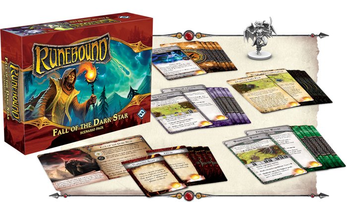 

Настольная игра Fantasy flight games Рунный край (рунебаунд) Падение темной звезды (англ) (Runebound Fall of the Dark Star Scenario Pack (eng))