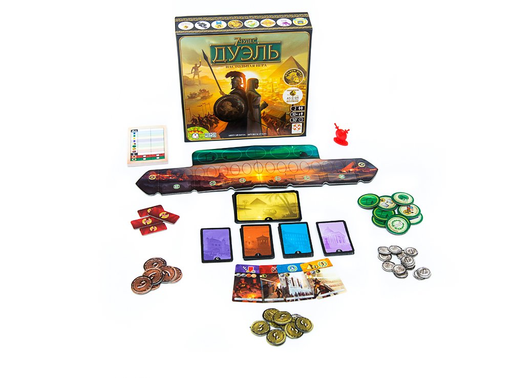 

Настольная игра Игромаг 7 Чудес Света: Дуэль (укр) (7 Wonders: Duel (ukr))