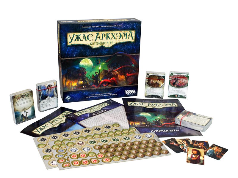 

Настольная игра Hobby World Ужас Аркхэма. Карточная игра (рус) (Arkham Horror: Card Game (rus))