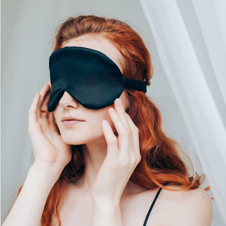 

Маска для сну MOLODO Sleep Mask 100% шовк розмір 54-56