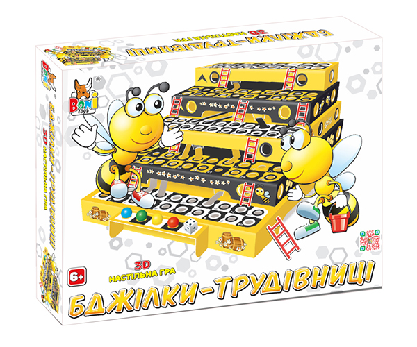 

Настольная 3D игра Boni Toys Бони Тойс "Пчелки-труженицы" (0332)