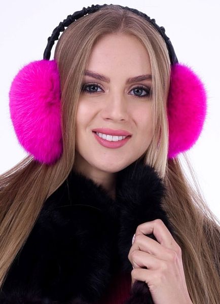 

Наушники BG-Furs из натурального меха кролика Розовые One Size (Р-УКР)