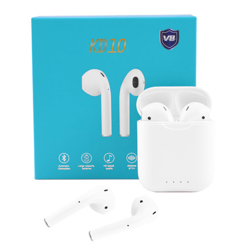 

Беспроводные bluetooth наушники KD10 5.0 с кейсом беспроводная зарядка