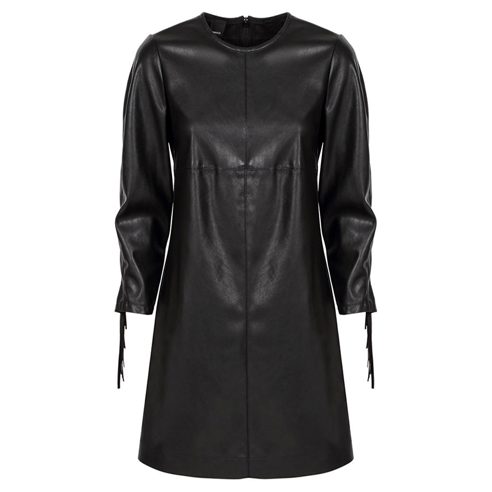 

Плаття Pinko 1N12KR7105  тороки на рукавах чорне, Плаття Pinko 1N12KR7105 S тороки на рукавах чорне
