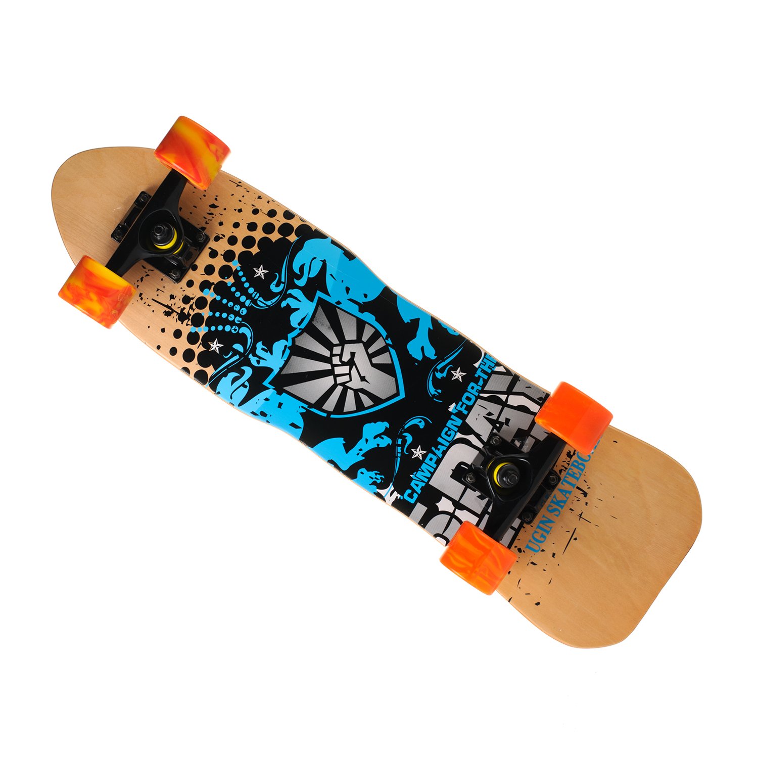 

Скейтборд Elite lux 823-1 односторонний рисунок Колеса PU