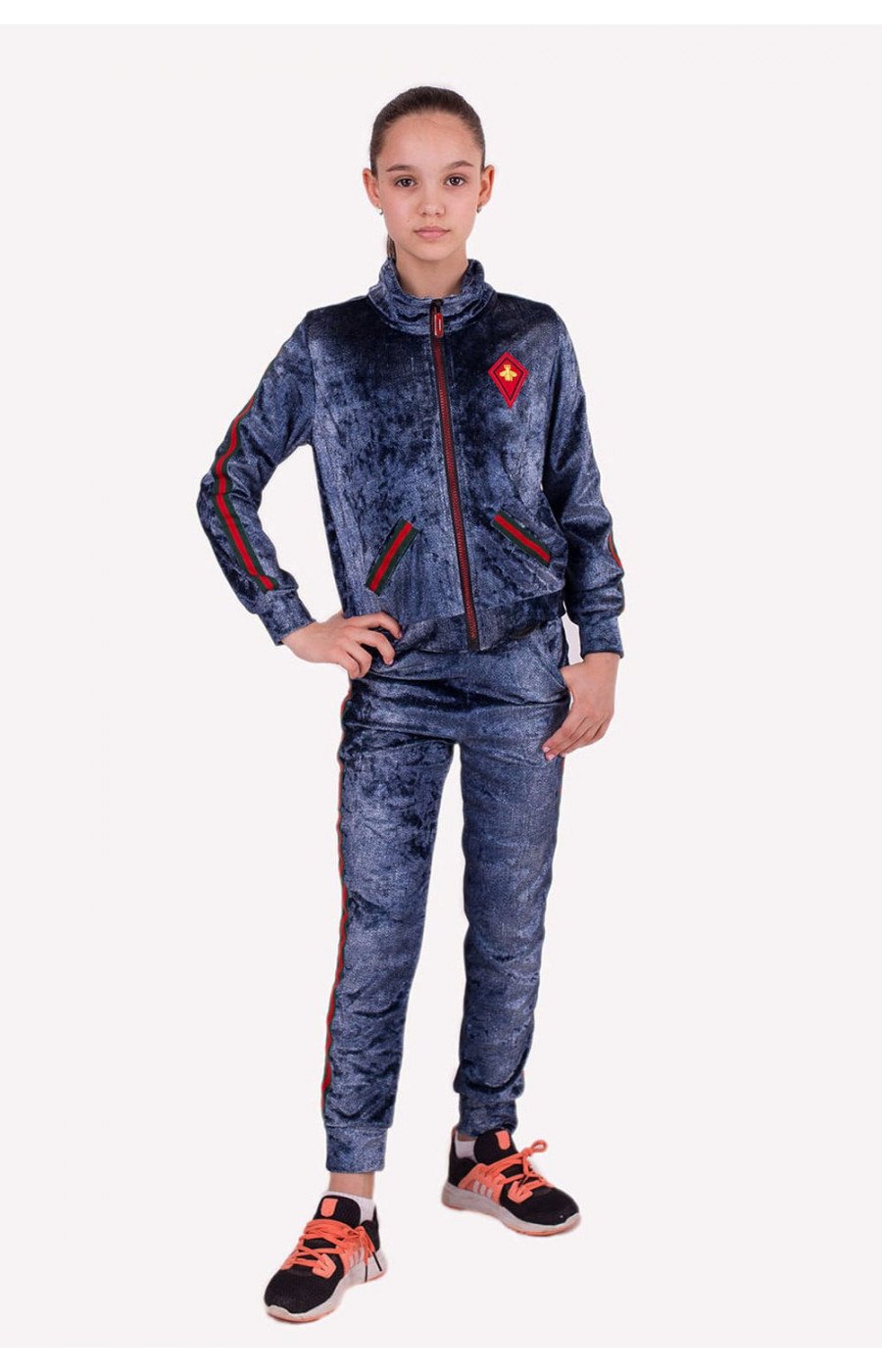 

Спортивный костюм для девочек Angelir Gucci 116 см Темно-синий