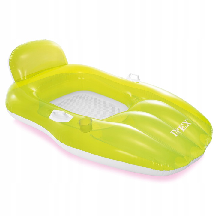 

Надувной шезлонг Chill'n Float с ручками, подстаканником 163*104 см 56805