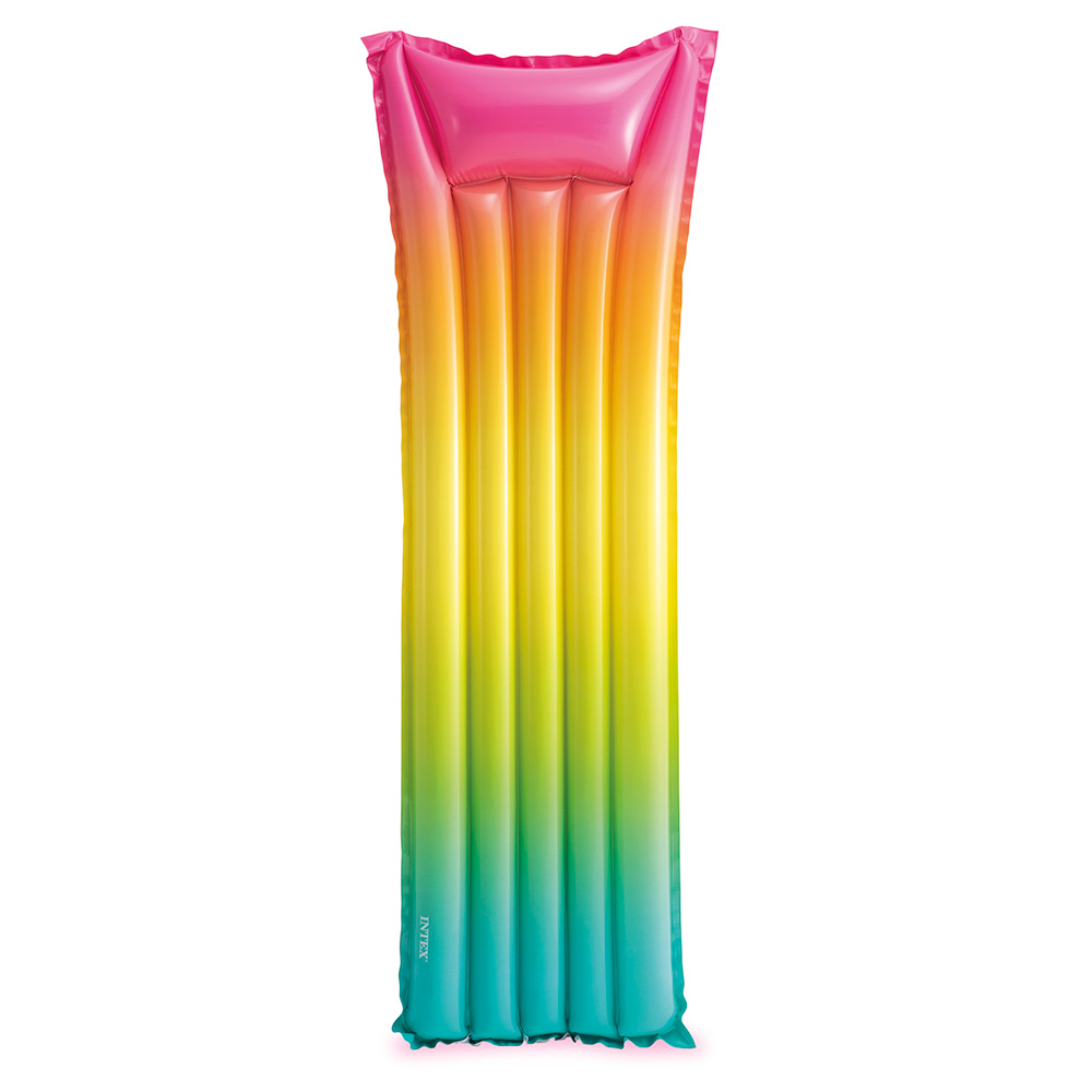 

Надувной матрас Rainbow Ombre Mat 183*69см 58721