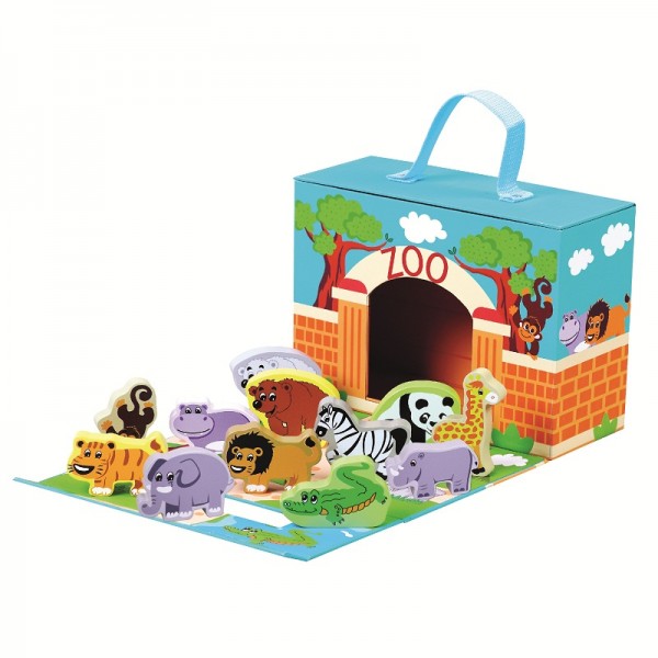 

Игрушечный зоопарк Bino в коробке (70613)
