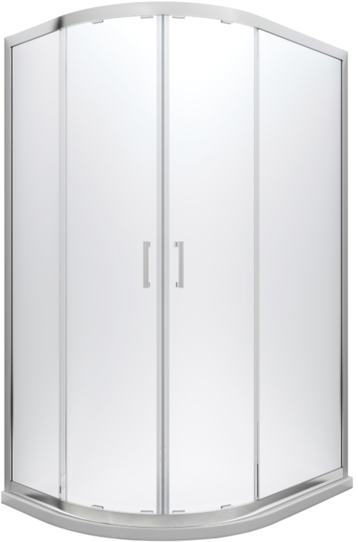 

Душевая кабина асимметричная BESCO Modern 100x80x185 матовая без поддона