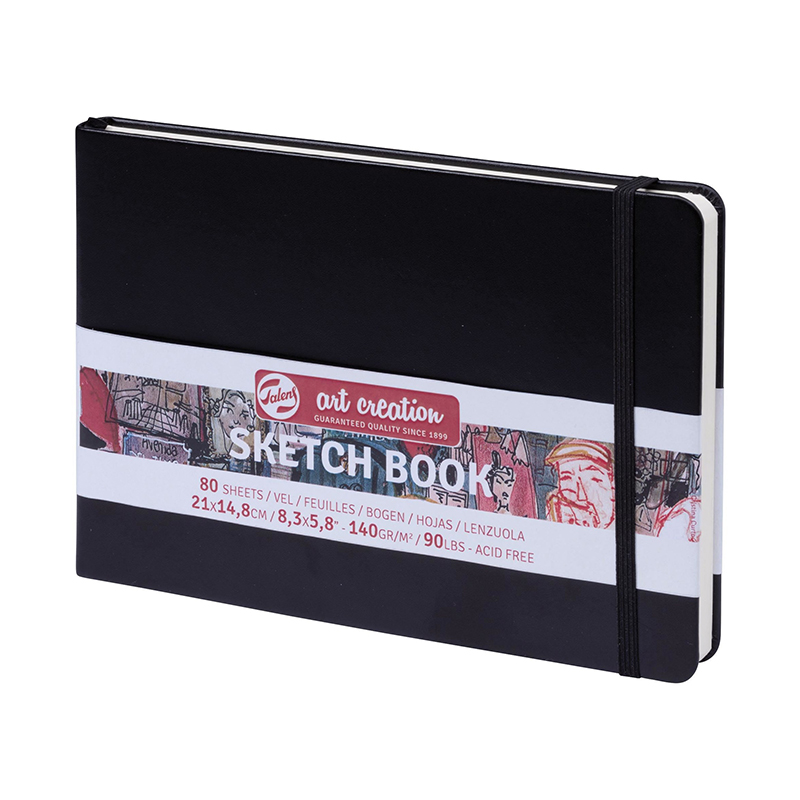 

Блокнот для графики Royal Talens Art Creation черный A5 (14.8x21см) 140 г/м2 80 листов (9314005M)