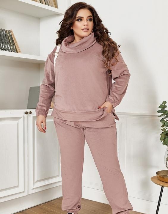 

Спортивный костюм G&M k-77296 - Размер цвет капучино, Спортивный костюм G&M k-77296 60-62 Размер цвет капучино