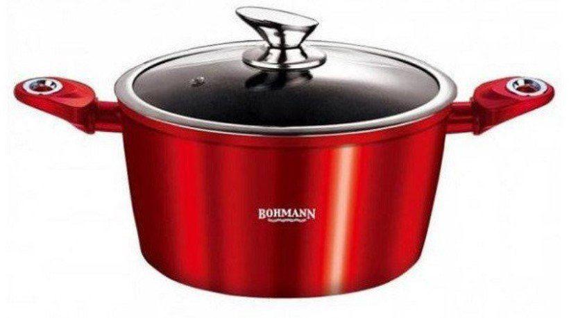 

Кастрюля алюминиевая Bohmann 5 л Ø24 см с индукционным дном и мраморным антипригарным покрытием (BH-2624-NS)