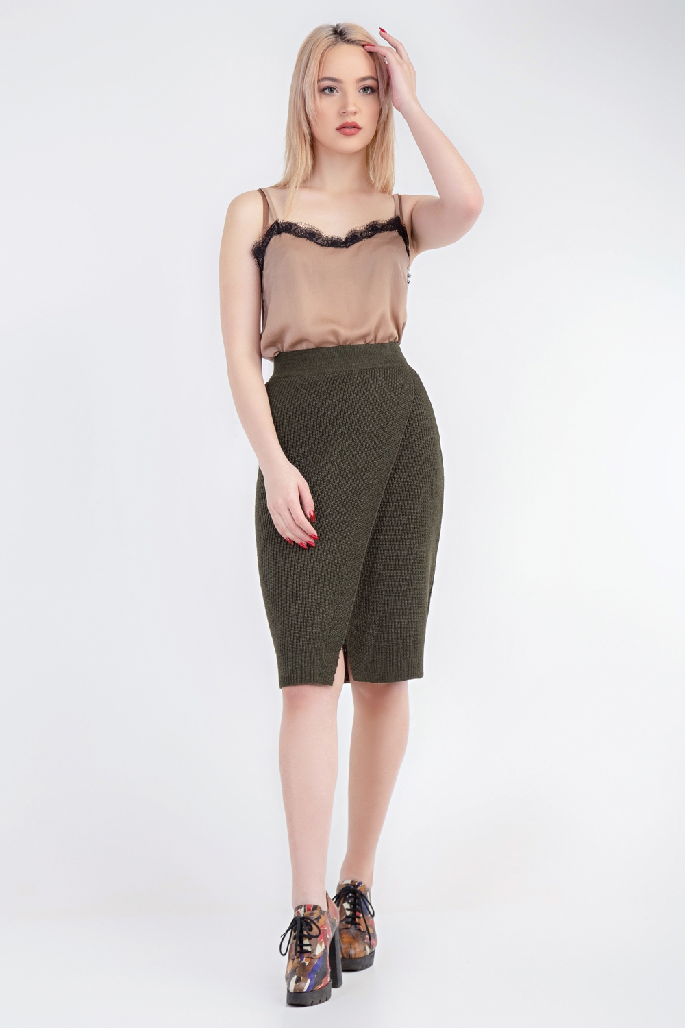 

Юбка Trikobakh 1842 Bellise Хаки 42-44