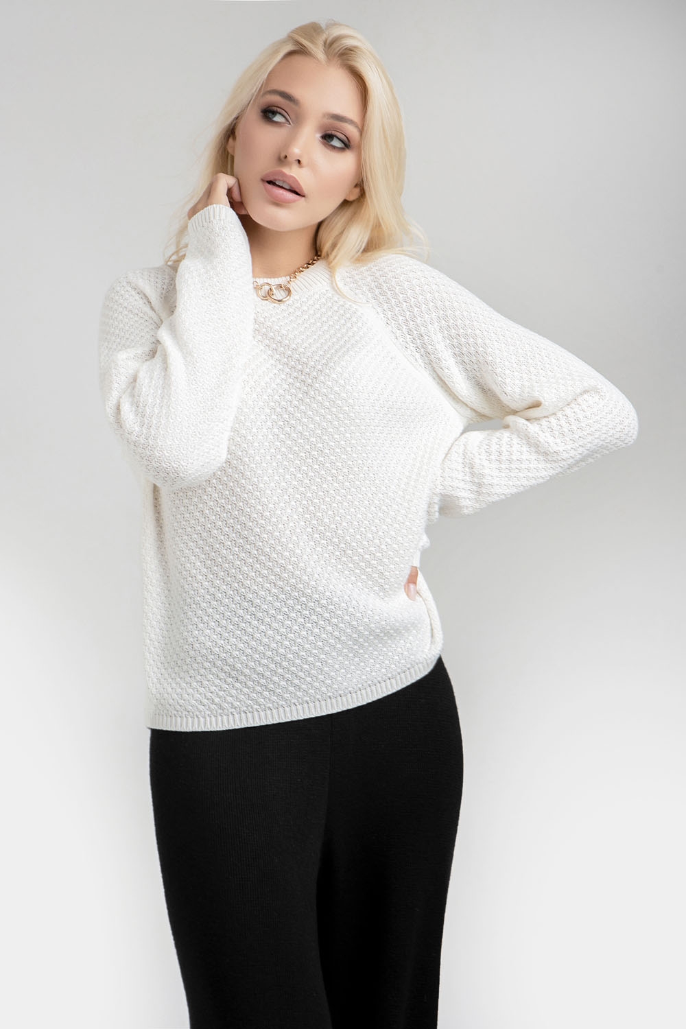 

Джемпер Trikobakh 1993 Bellise Молочный ун2(48-52)