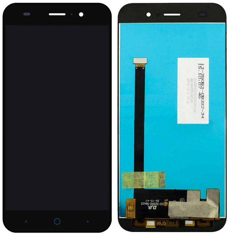 

Дисплей (экран) для ZTE Blade V6/D6 Blade/X7 Blade + тачскрин, черный High Copy