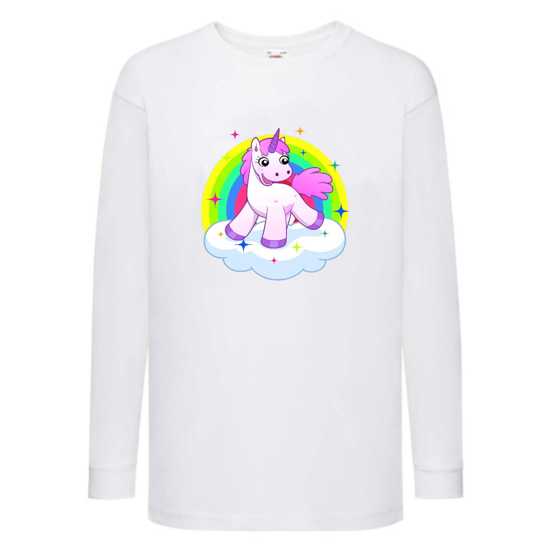 

Лонгслив реглан Единорог 0043 (Unicorn) белый (EDN wh 0043) 128 см