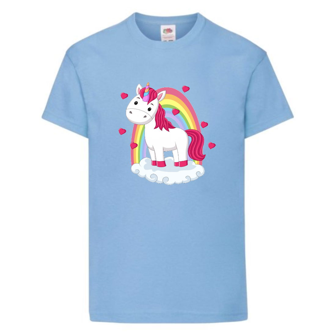 

Футболка детская Единорог 0037 (Unicorn) голубая (UNN lbl 0037)128 см