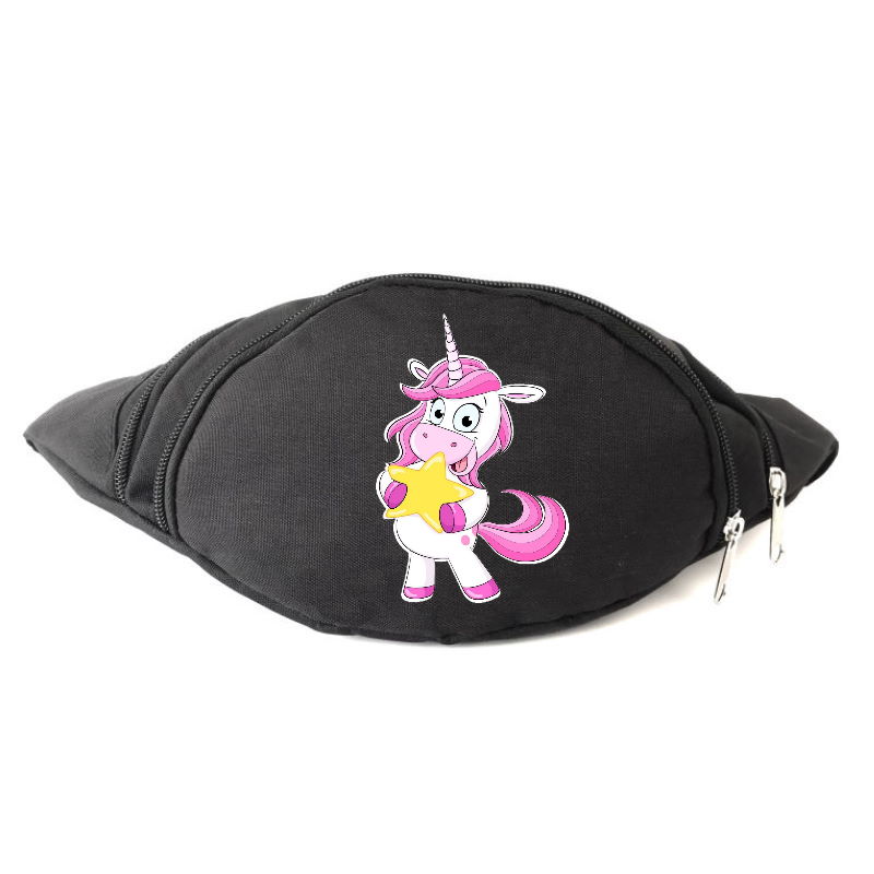 

Сумка Бананка Единорог 0021 на пояс Cappuccino EDN 0021 black черный
