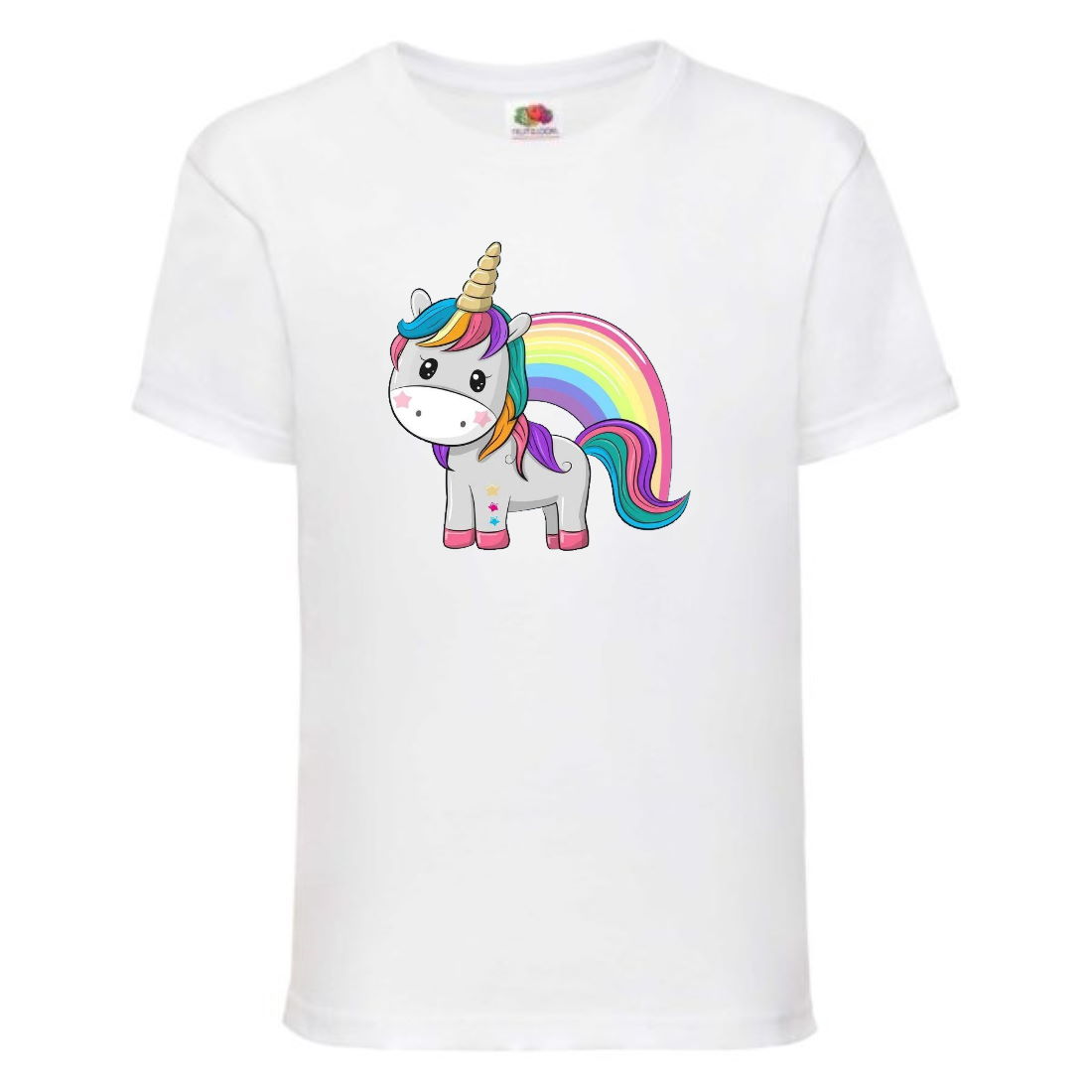 

Футболка детская Единорог 0017 (Unicorn) белая (UNN wh 0017)104 см
