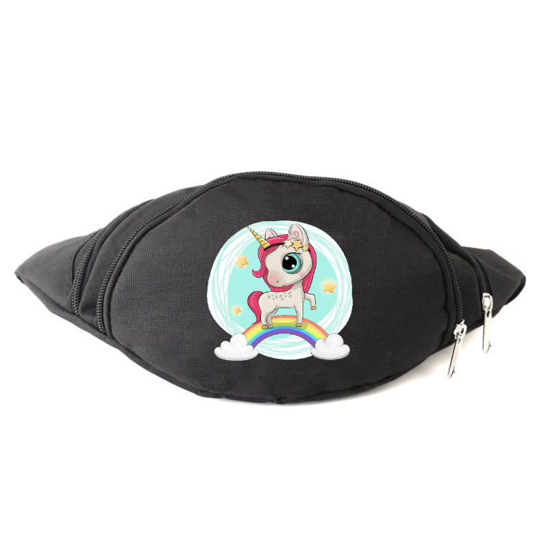 

Сумка Бананка Единорог 0026 на пояс Cappuccino EDN 0026 black черный