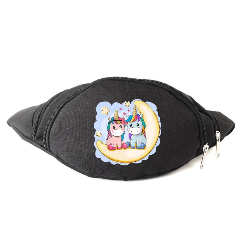 

Сумка Бананка Единорог 0025 на пояс Cappuccino EDN 0025 black черный