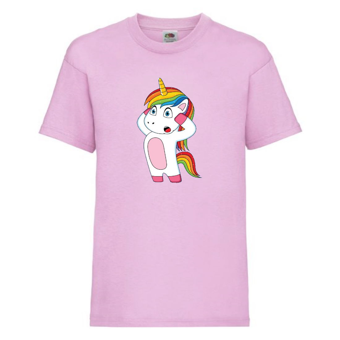 

Футболка детская Единорог 0016 (Unicorn) светлорозовая (UNN lipnc 0016)104 см