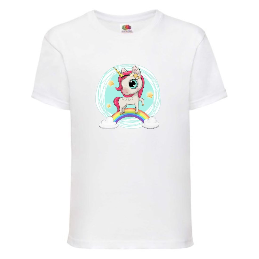 

Футболка детская Единорог 0026 (Unicorn) белая (UNN wh 0026)104 см