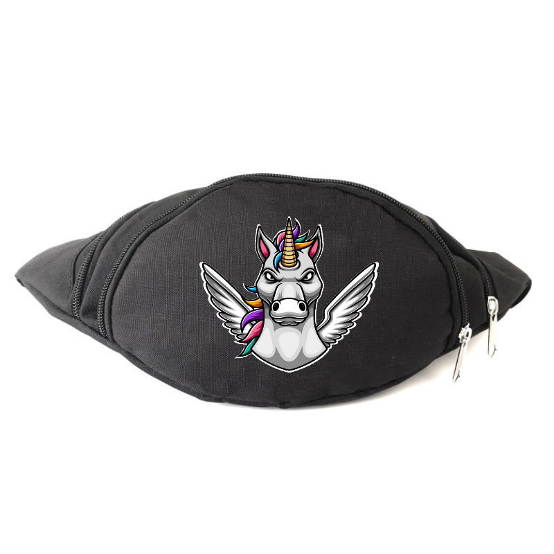 

Сумка Бананка Единорог 0039 на пояс Cappuccino EDN 0039 black черный