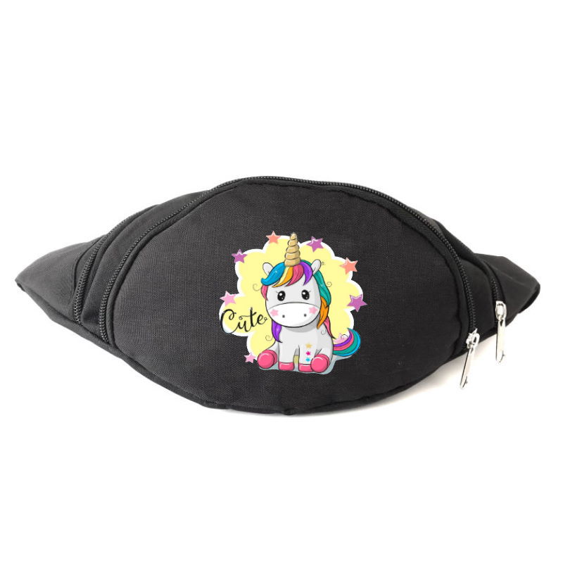 

Сумка Бананка Единорог 0030 на пояс Cappuccino EDN 0030 black черный
