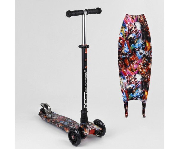 

Самокат Best Scooter Maxi Graffiti 1544 New Герои
