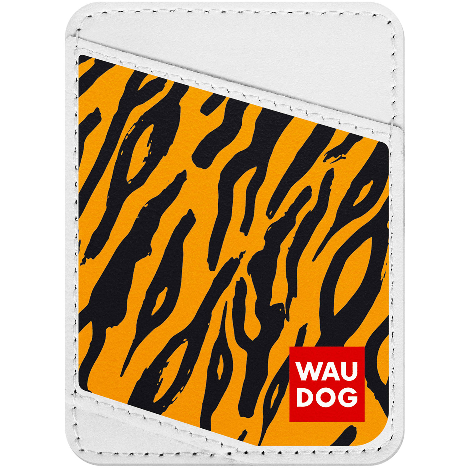 

Визитница WAUDOG Design с рисунком "Тигр", премиум кожа Белая (0408-0072-15)