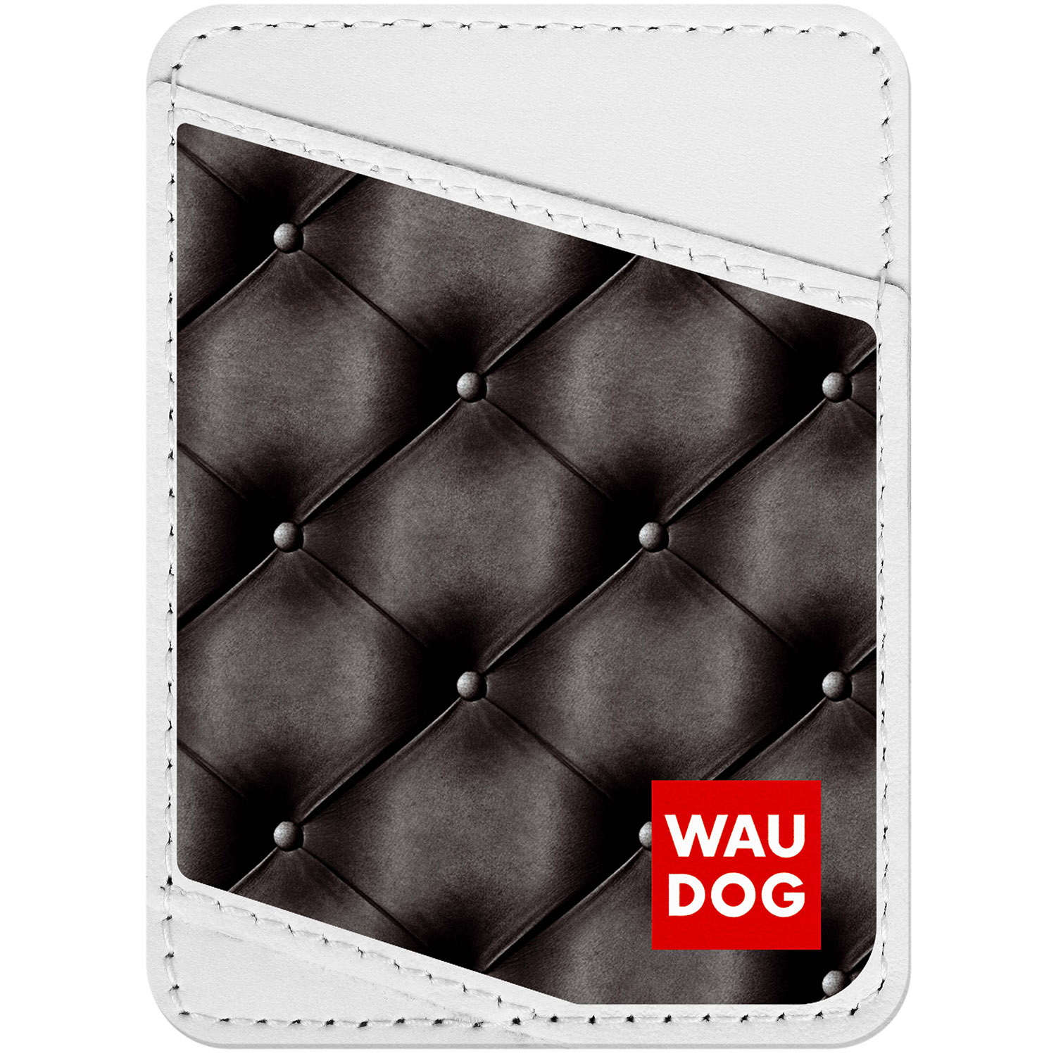 

Визитница WAUDOG Design с рисунком "Капитоне", премиум кожа Белая (0408-0092-15)
