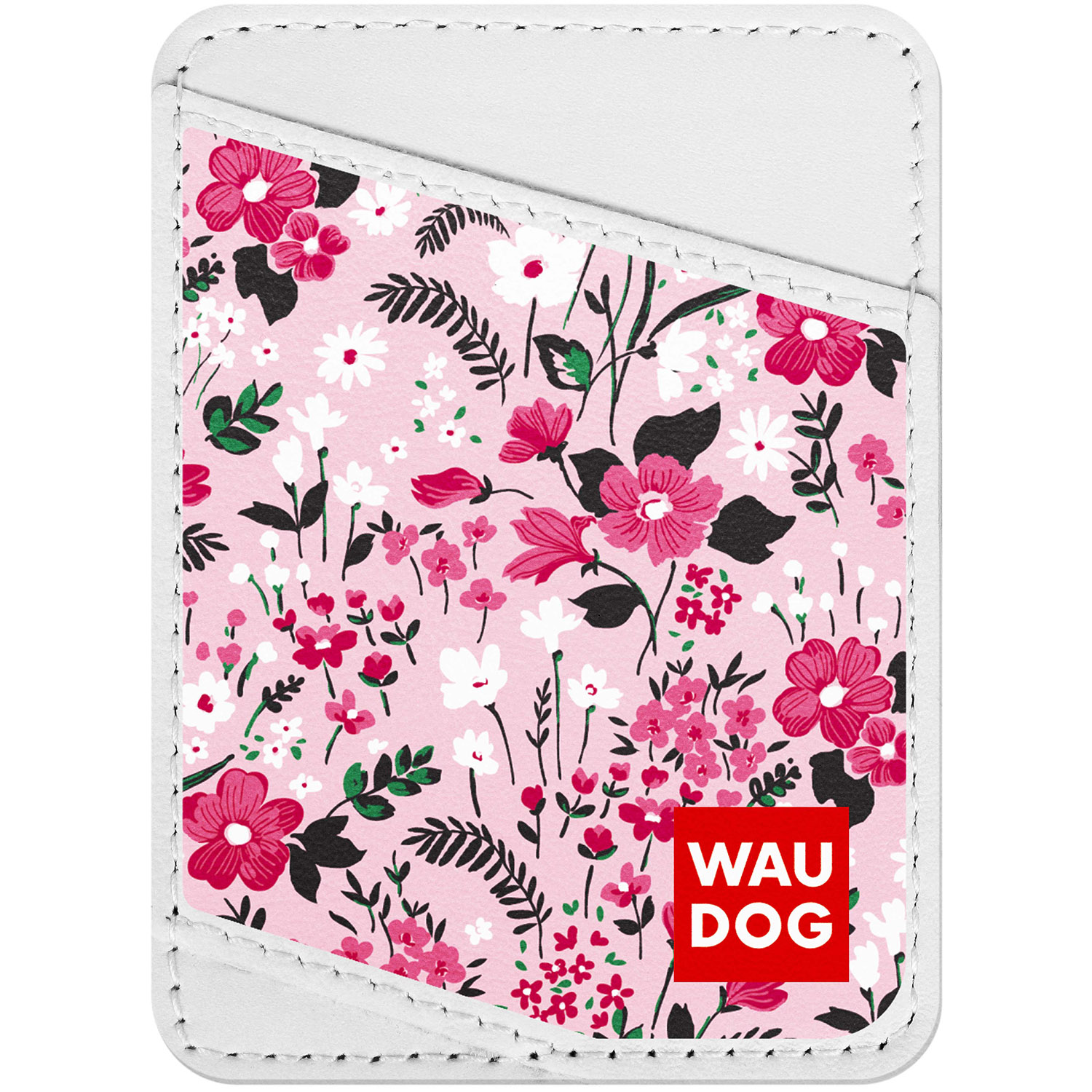 

Визитница WAUDOG Design с рисунком "Нежность", премиум кожа Белая (0408-0095-15)