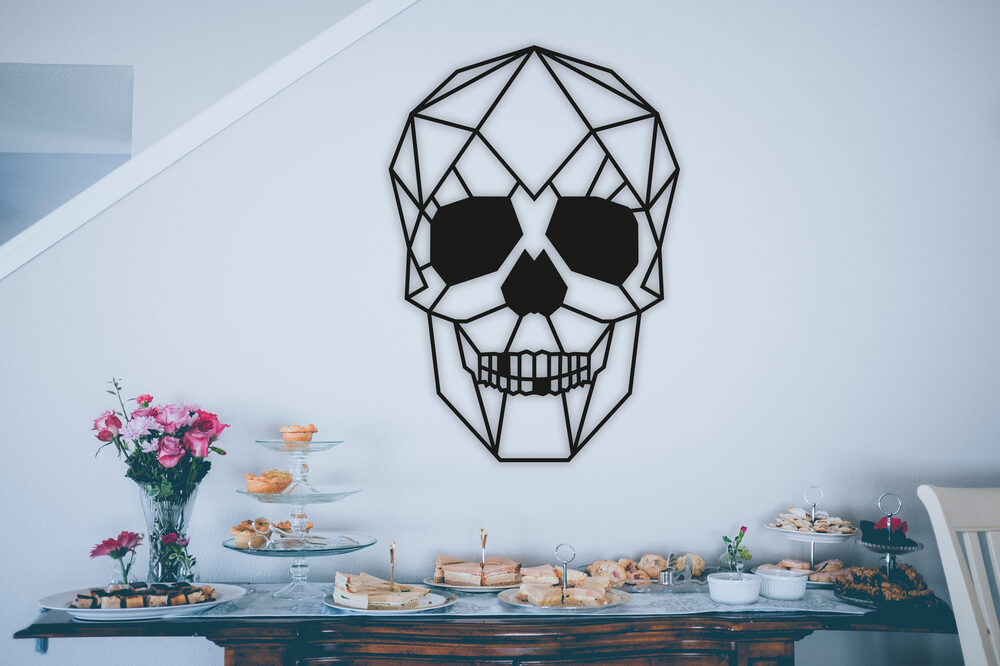 

Деревянная картина Персонажи и герои кино Панно Skull 90х128 см