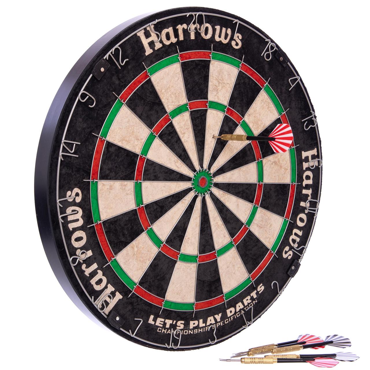 

Мишень для игры в дартс из сизаля LETS PLAY DARTS GAME SET JE01D (d-45см, в комплекте 6 дротиков)