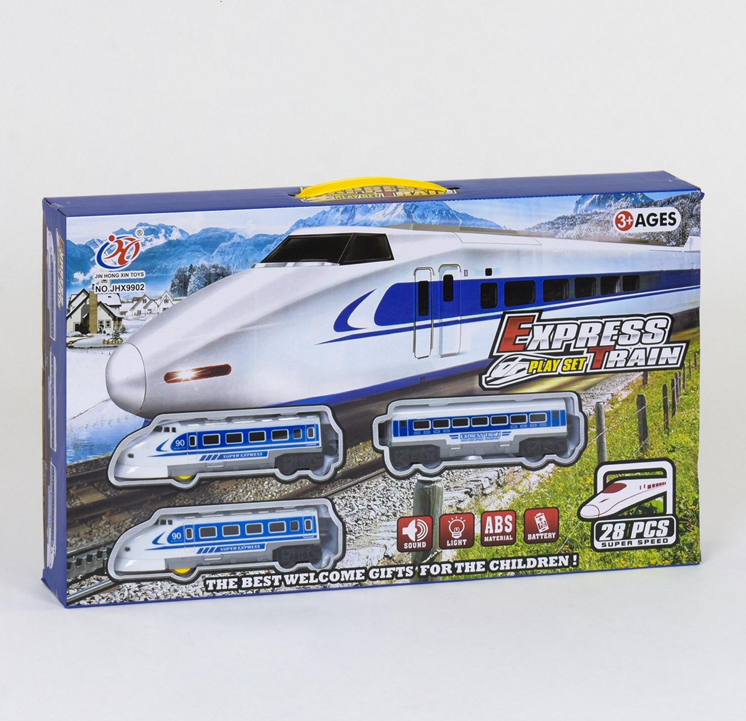 

Детская железная дорога JHX 9902 (28 элементов)