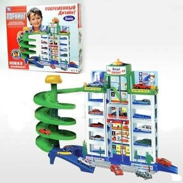 

Детский паркинг UmiToys 922 6 этажей и 4 машинки