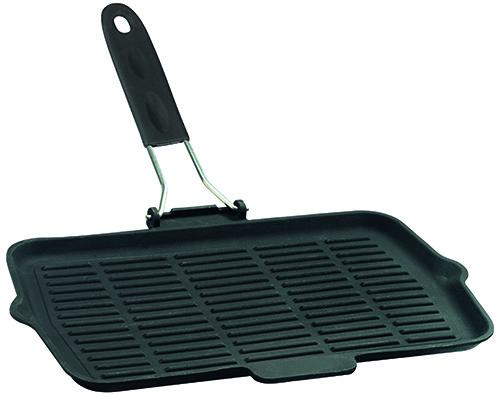 

Сковородка-гриль чугунная 36.5х25.3 см черная San Ignacio DP84087