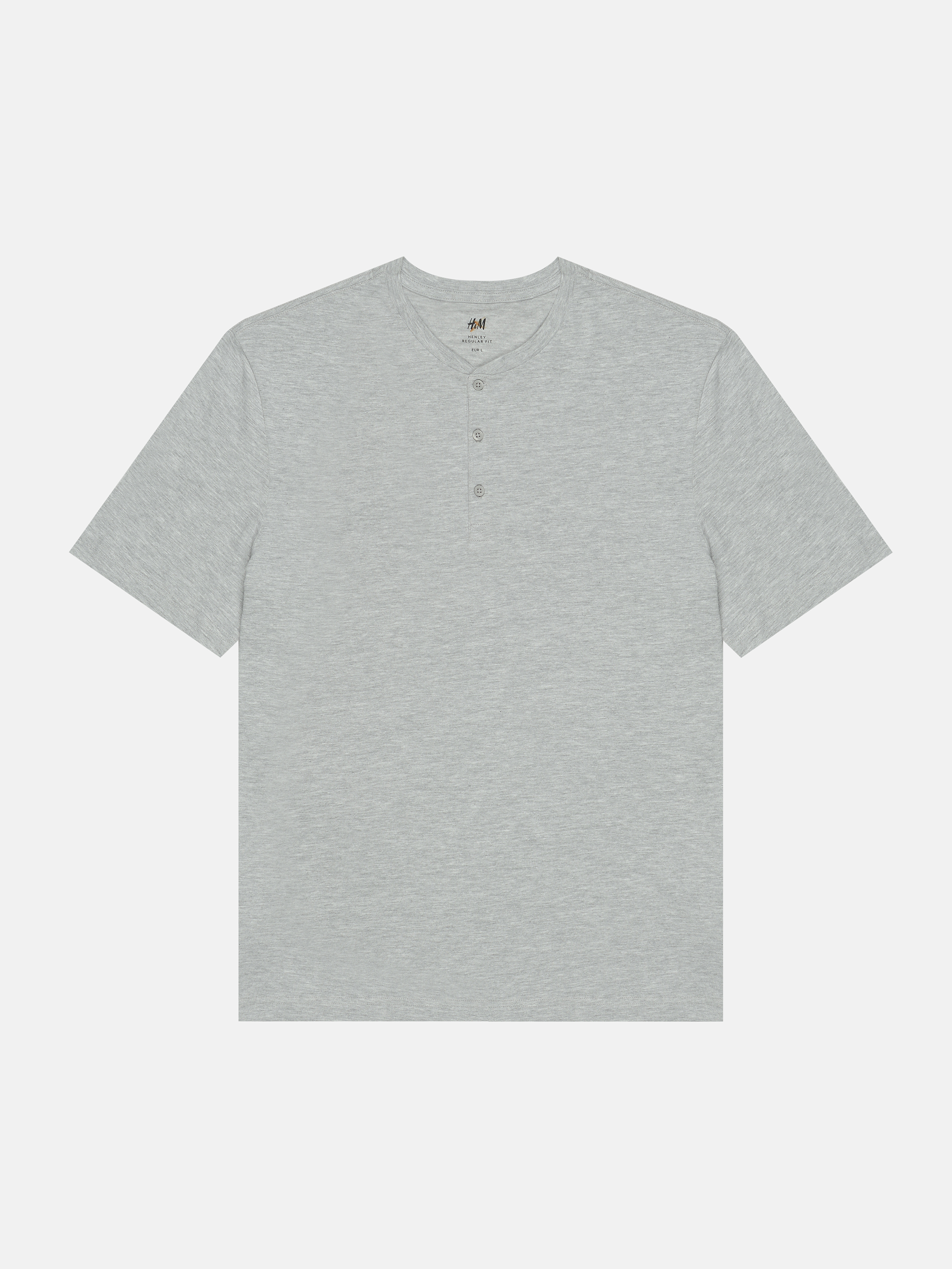 

Футболка H&M 1902-6741800 L Серый меланж
