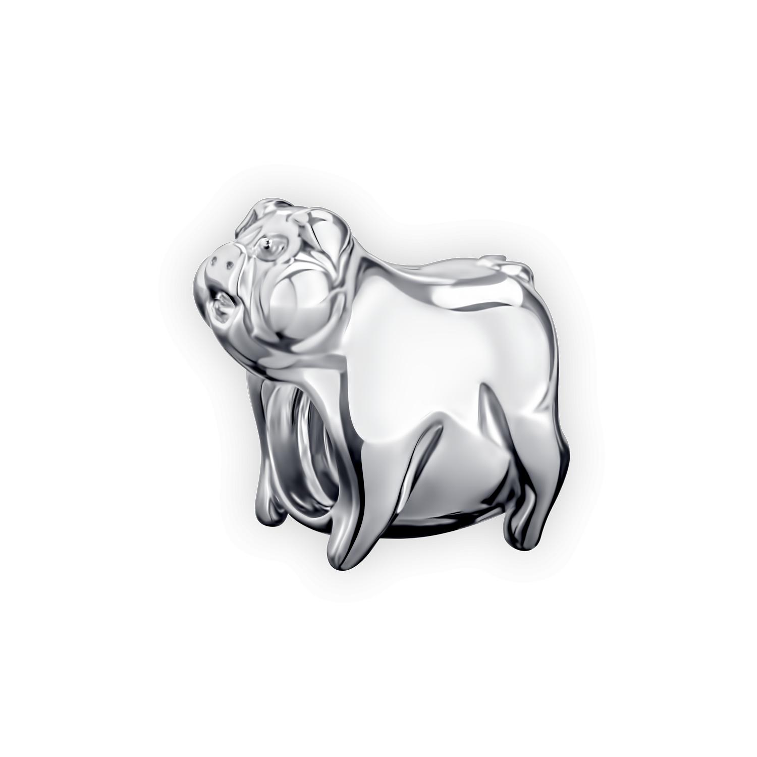 

Серебряный шарм наф наф small из родированного серебра 925-й пробы (31 83 ) cava.cool